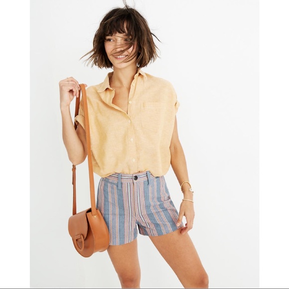 NWT Madewell Rainbow Jean Shorts - Picture 2 of 9